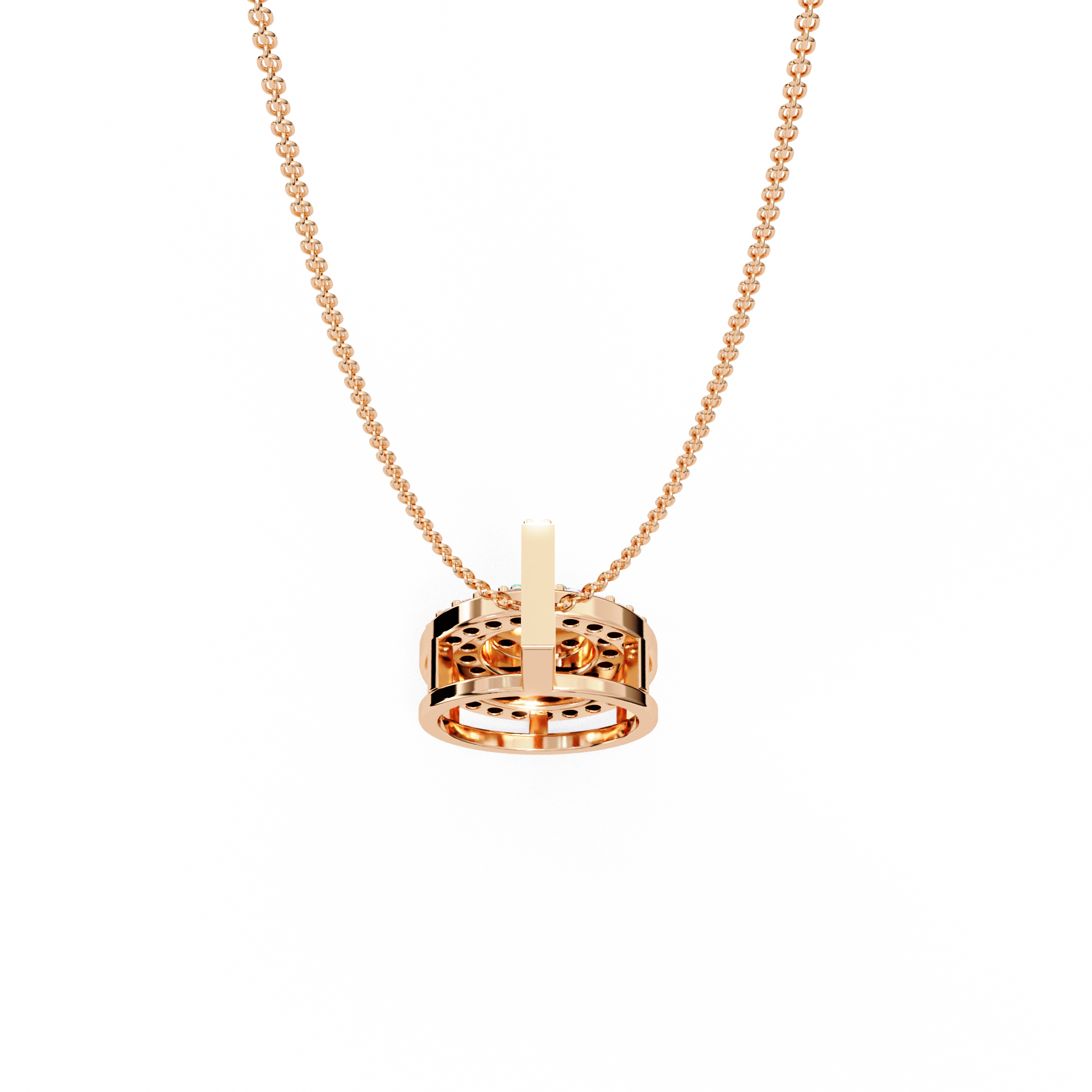 Solitairekart 0.26ct Natural Diamond Eternal Orbit Pendant-HI Color, VS-SI  Clarity